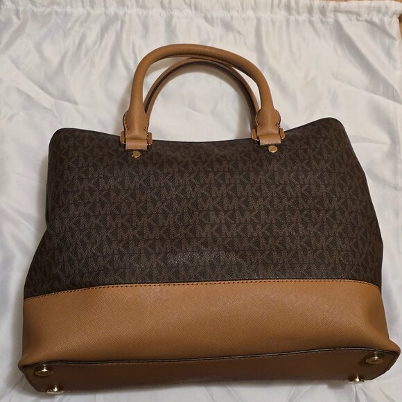 Michael Kors Brown and Tan Bag - Picture 2 of 4